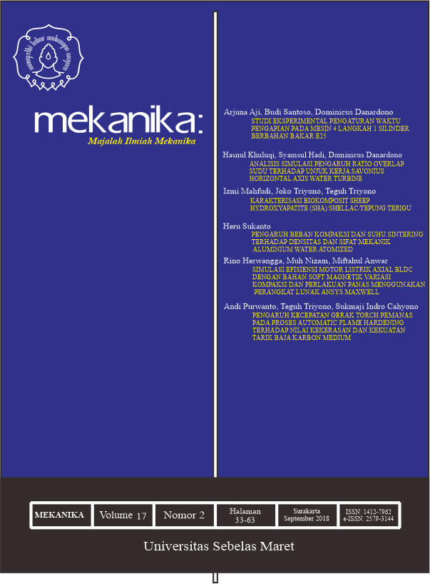 MEKANIKA Vol 17 No 2 September 2018